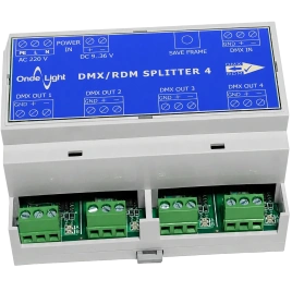 DMX/RDM SPLITTER 4 DIN