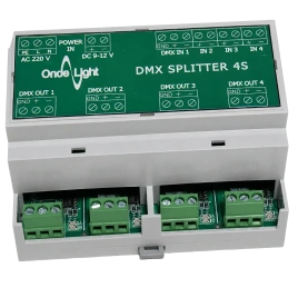 DMX SPLITTER 4S DIN
