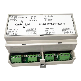 DMX SPLITTER 4 DIN