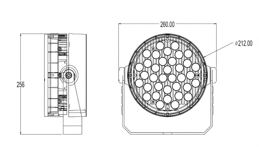 Spot R-75-220-X-RGBW-DMX фото 2