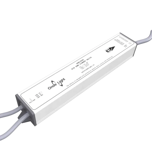 DMX/RDM 4CH PWM DIMMER 8A/CH