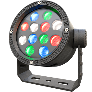 Светодиодный прожектор 25 Вт для архитектурной и ландшафтной подсветки. Цвет свечения RGBW, управление DMX/RDM. класс защиты IP67