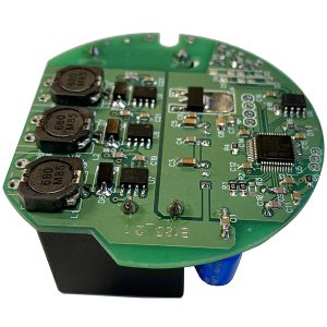DMX/RDM Токовый декодер компактных размеров для RGB прожекторов и светильников. Питание 220 Вольт, 3 канала, управление DMX512/RDM, диаметр 66 мм. элемент для сборки светильника, IP00